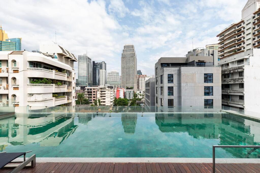 Stylish 1 Bedroom, Nice Pool,Bts Asok, Sukhumvit Bangkok Exterior foto